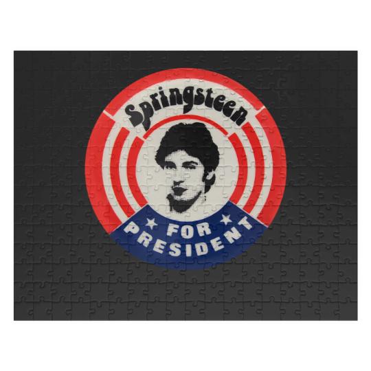 Discover Bruce Springsteen Jigsaw Puzzle - Springsteen for President