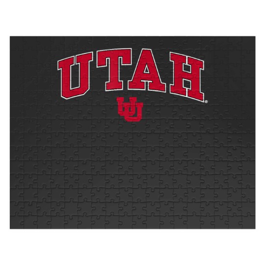 Discover Utah Utes Arch Over Black Officially Licensed Jigsaw Puzzles