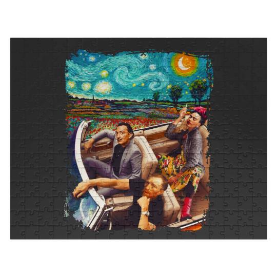Discover Vincent-Van-Gogh-Frida-Salvador-Dali-Banksy-car Jigsaw Puzzles
