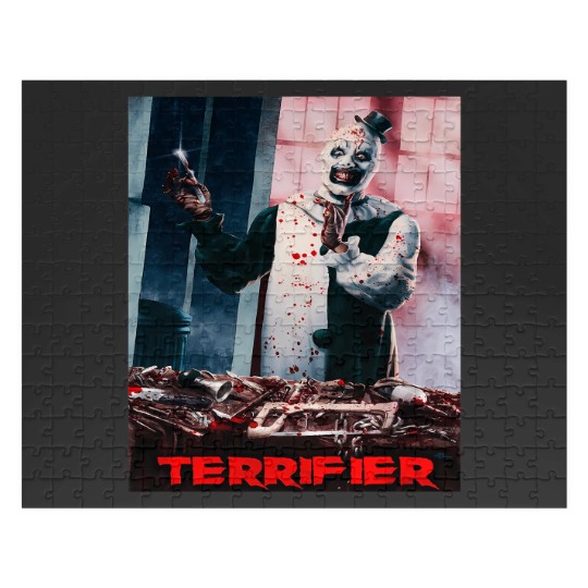 Discover Terrifier Movie The Terrifier Clown Jigsaw Puzzles