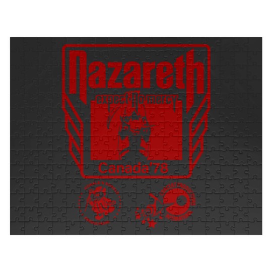 Discover Vintage 1978 Nazareth Expect No Mercy tour concert Jigsaw Puzzles