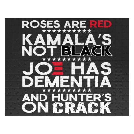 Discover Roses are Red Kamala's Not Black, Joe Has Dementia and Hunter's on Jigsaw Puzzles