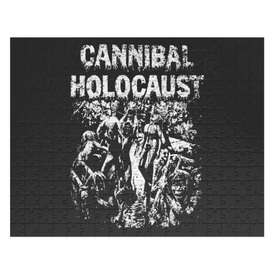 Discover Shop Men_s Cannibal Holocaust White Stake Vintage Jigsaw Puzzles NO NUNS Vampire Jigsaw Puzzles