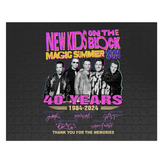 Discover NKids On The Block Tour 2024 Jigsaw Puzzles