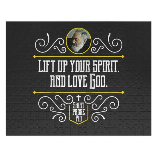 Discover St Padre Pio Quote Spiritual Direction Catholic Jigsaw Puzzles
