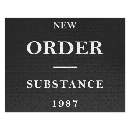 Discover New Order Band Substance Jigsaw Puzzles