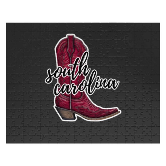 Discover University of South Carolina cowboy boot 1 Jigsaw Puzzles