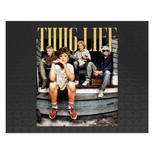 Discover The Golden Girl Thug Life Jigsaw Puzzles