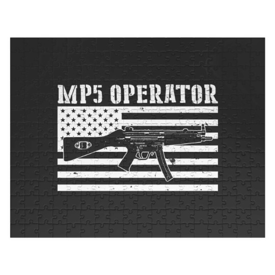 Discover MP5 OPERATOR USA FLAG Jigsaw Puzzles