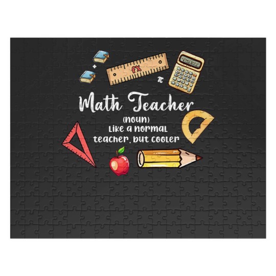 Discover Math Teacher Jigsaw Puzzle - Engaging Gift for Math Lovers