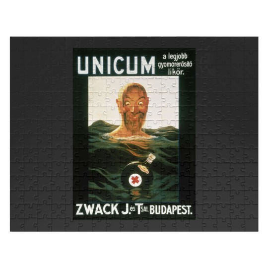 Discover Zwack Unicum drowning man Jigsaw Puzzles