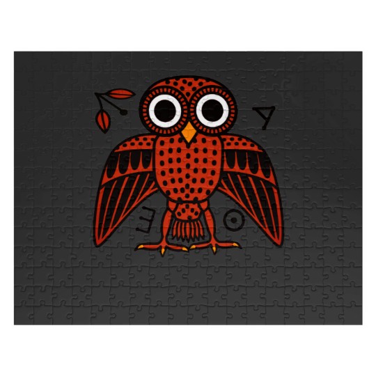 Discover Cute Athenian Owl from Ancient Greece Jigsaw Puzzles