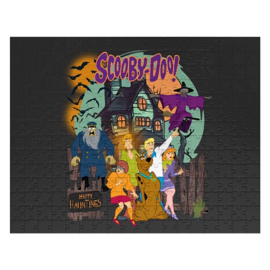 Discover Vintage Spooky Scooby-Doo Jigsaw Puzzles: Haunted House