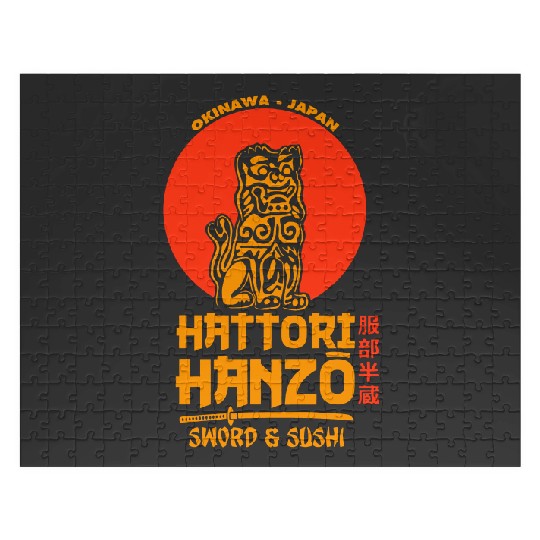 Discover Cult Movie Kill Bill Hattori Hanzo - Unisex Fashion Jigsaw Puzzles