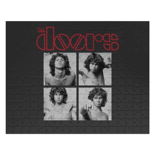 Discover The Doors: Jim Morrison Boxes Black Jigsaw Puzzles