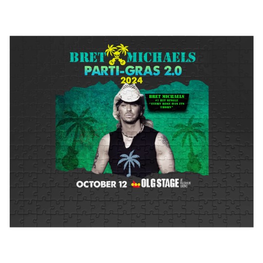 Discover New Popular!!! Bret Michaels Tour 2024 Gift For Fan Jigsaw Puzzles