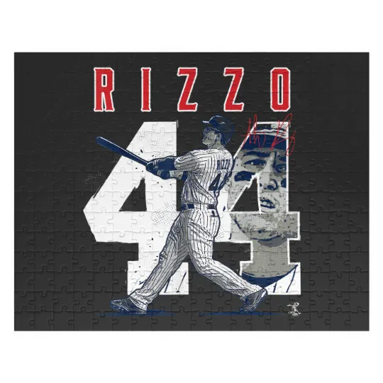 Discover Anthony Rizzo Number & Portrait Jigsaw Puzzles - Apparel