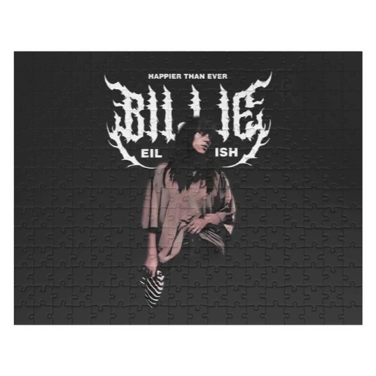 Discover Billie Eilish Vintage Jigsaw Puzzle