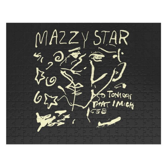 Discover Mazzy Star Jigsaw Puzzles - Star So Tonight That basic black 90s Jigsaw Puzzles