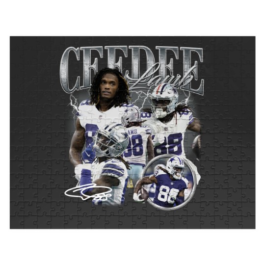 Discover Ceedee Lamb Dallas Football Jigsaw Puzzles, Cowboys Jigsaw Puzzles Christmas Gift Unisex