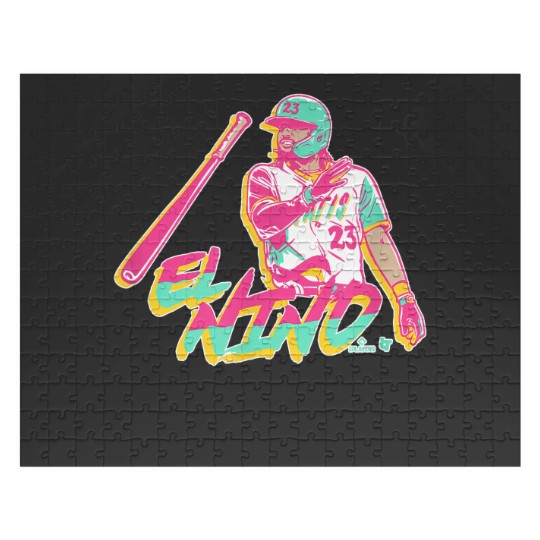 Discover FRD Tatis Jr - Bat Flip City - San Diego Baseball Jigsaw Puzzles