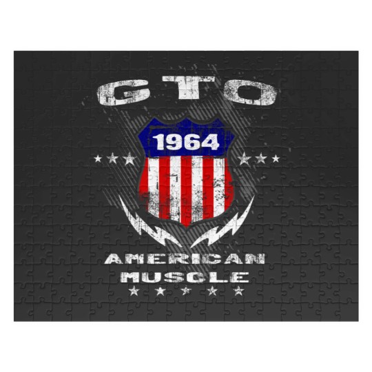 Discover 1964 GTO American Muscle v3 Jigsaw Puzzles