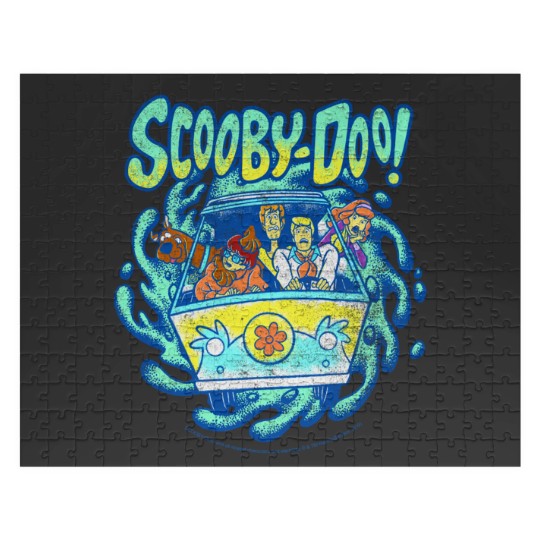 Discover Scooby-Doo Mystery Machine Portal Group Shot Pullover Jigsaw Puzzles