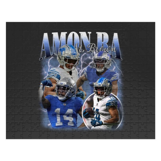 Discover Vintage Amon Ra St Brown Jigsaw Puzzles