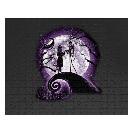 Discover Moonlight Nightmare (Purple) - Nightmare Before Christmas - Jigsaw Puzzles