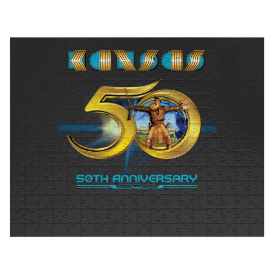 Discover Kansas 50th Anniversary Tour Leftoverture Point of Know Return Jigsaw Puzzles