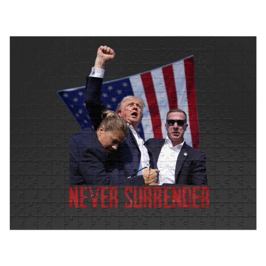Discover Trump Shot Jigsaw Puzzles - Pennsylvania Rally 2024