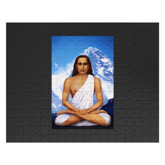 Discover Mahavatar Babaji In Lotus Posture In Himalayas 904 Jigsaw Puzzles