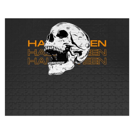 Discover Halloween Skull Jigsaw Puzzle for Festive Fun