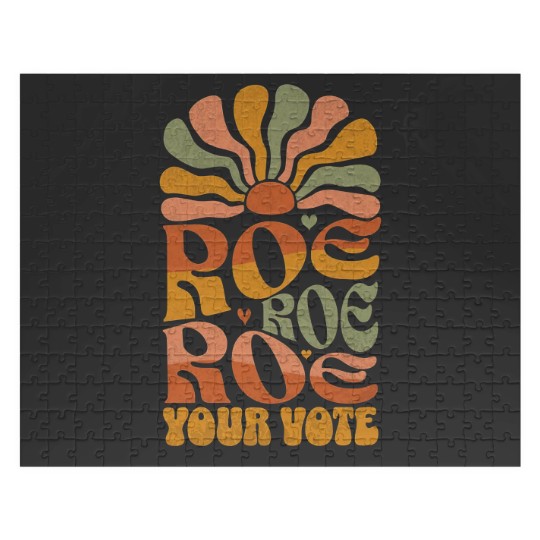 Discover Roe Your Vote Feminist Jigsaw Puzzles - Kamala Harris Support Activity