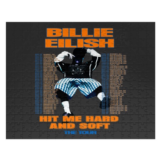 Discover Hit Me Hard and Soft tour Jigsaw Puzzles, Billie Eilish Jigsaw Puzzles