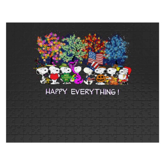 Discover Happy Everything Snoopy Charlie Jigsaw Puzzles