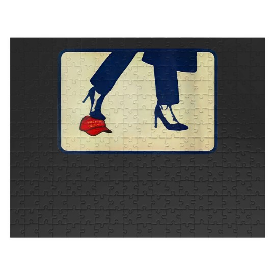 Discover Kamala High Heels Maga's Hat Funny Election Vote President - Kamala Harris - Jigsaw Puzzles