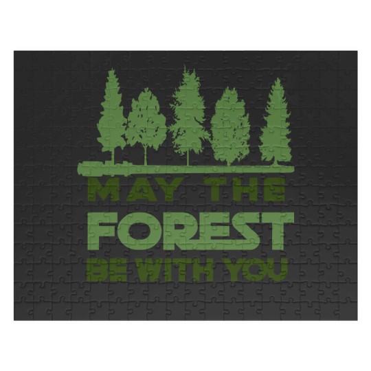 Discover May the Forest be With you Jigsaw Puzzles