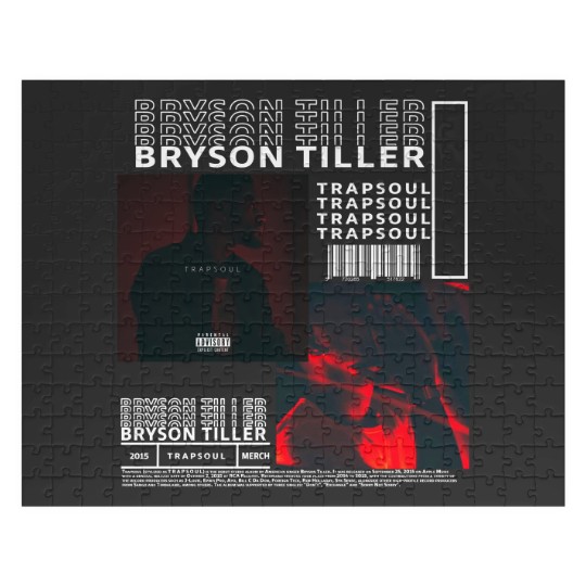 Discover Bryson Tiller Music Album Jigsaw Puzzles, Merch Vintage Trapsoul For Lovers Rapper Jigsaw Puzzles