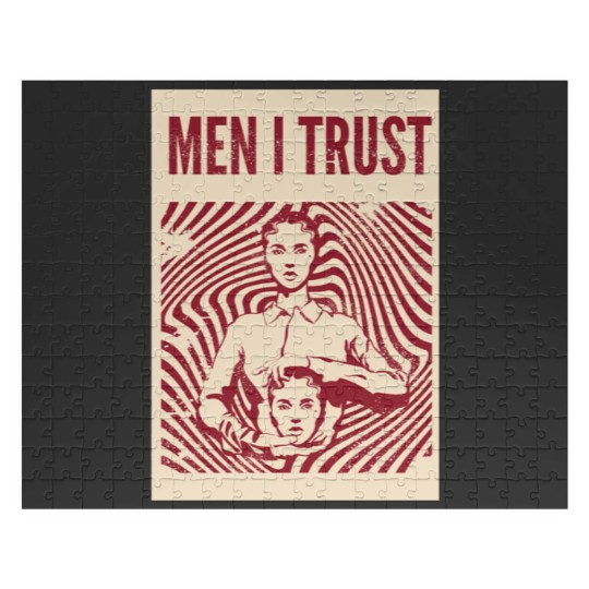 Discover Men I Trust - Vintage Logo Jigsaw Puzzles