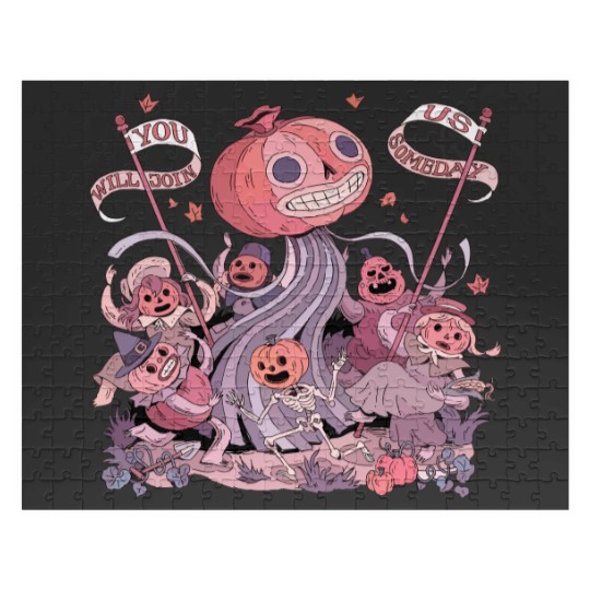 Discover Over The Garden Wall Jigsaw Puzzles, Vintage Pottsfield Halloween Pumpkin Jigsaw Puzzles