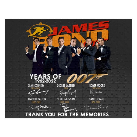 Discover James Bond 007 60th Anniversary Jigsaw Puzzles