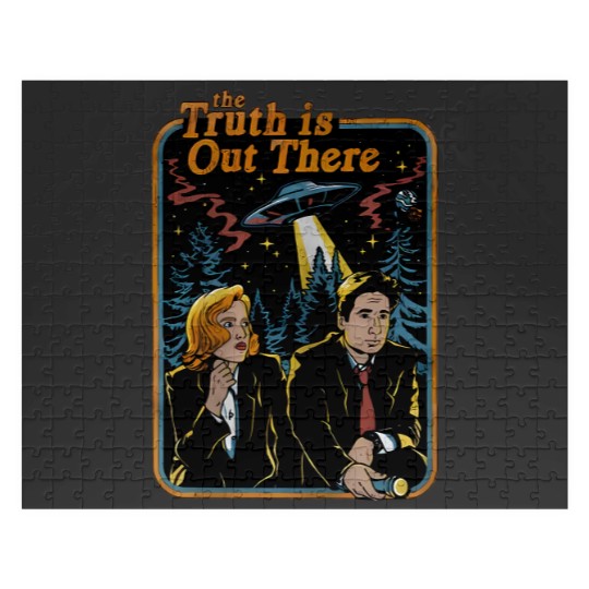 Discover The truth is out there X Files funny Classic Jigsaw Puzzles