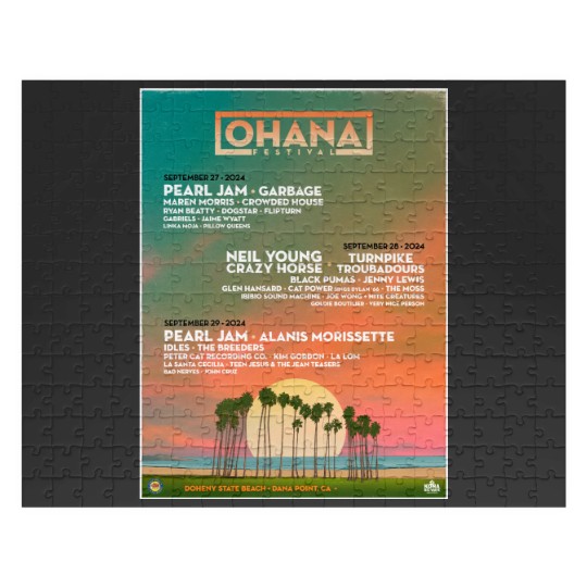 Discover OHANA MUSIC FESTIVAL 2024 Jigsaw Puzzles