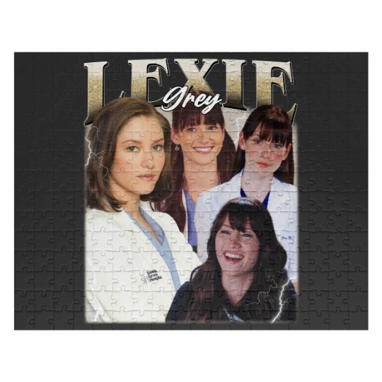 Discover Lexie Grey Vintage Jigsaw Puzzles, Gift For Woman and Man Unisex Jigsaw Puzzles