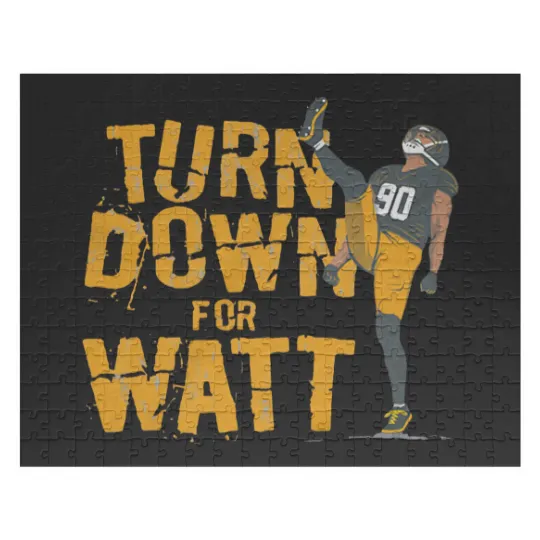 Discover TJ Watt Turn Down For Watt Jigsaw Puzzles