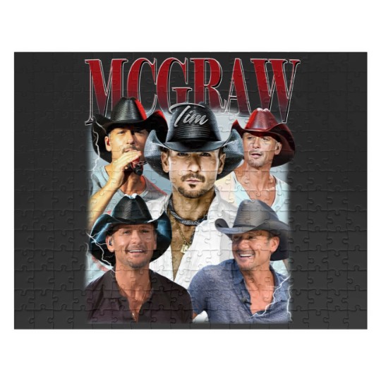 Discover Tim McGraw Vintage Jigsaw Puzzles, Gift For Women and Man Jigsaw Puzzles