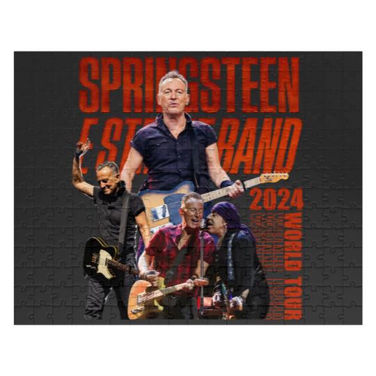 Discover BlvckStyle Bruce Music Concert Springsteen Jigsaw Puzzles, The E Street Bruce World Tour 2024