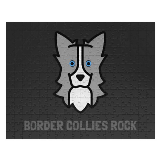 Discover Border Collies Rock Jigsaw Puzzles
