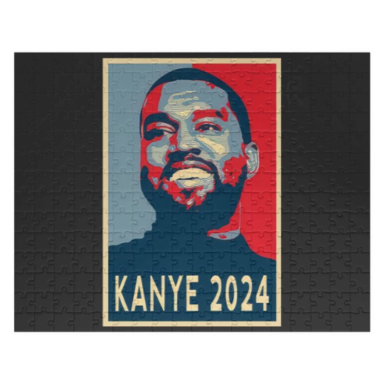 Discover Kanye 2024 President Jigsaw Puzzles, Kanye For President 2024 Jigsaw Puzzles
